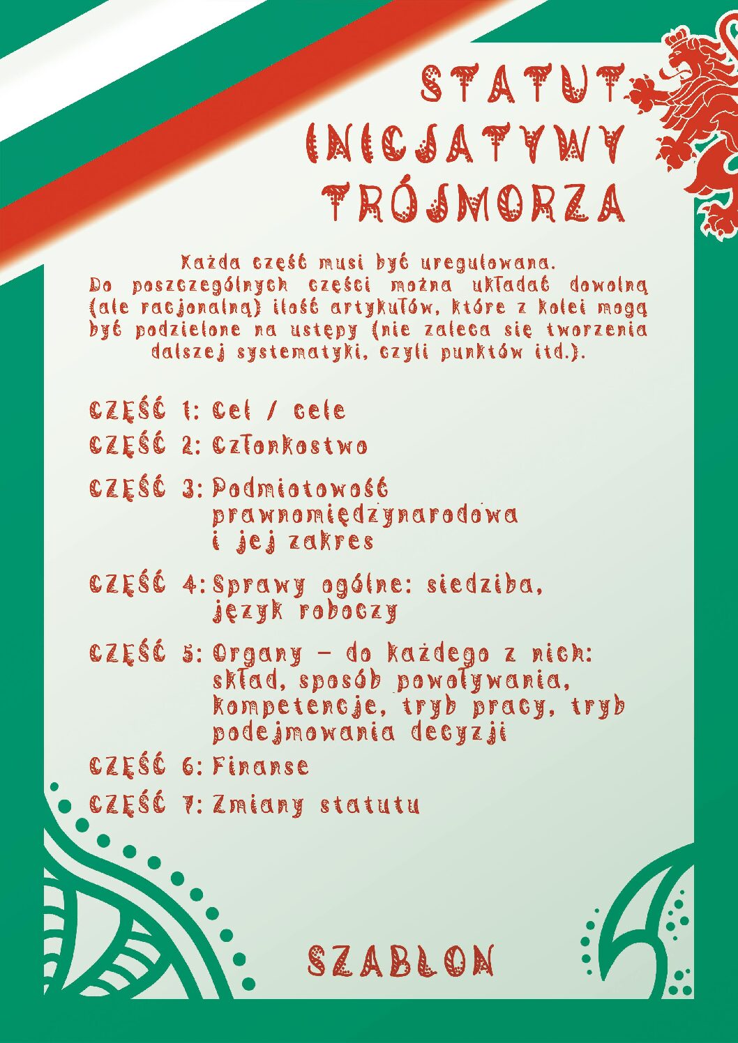 BUŁGARIA 3SI statut