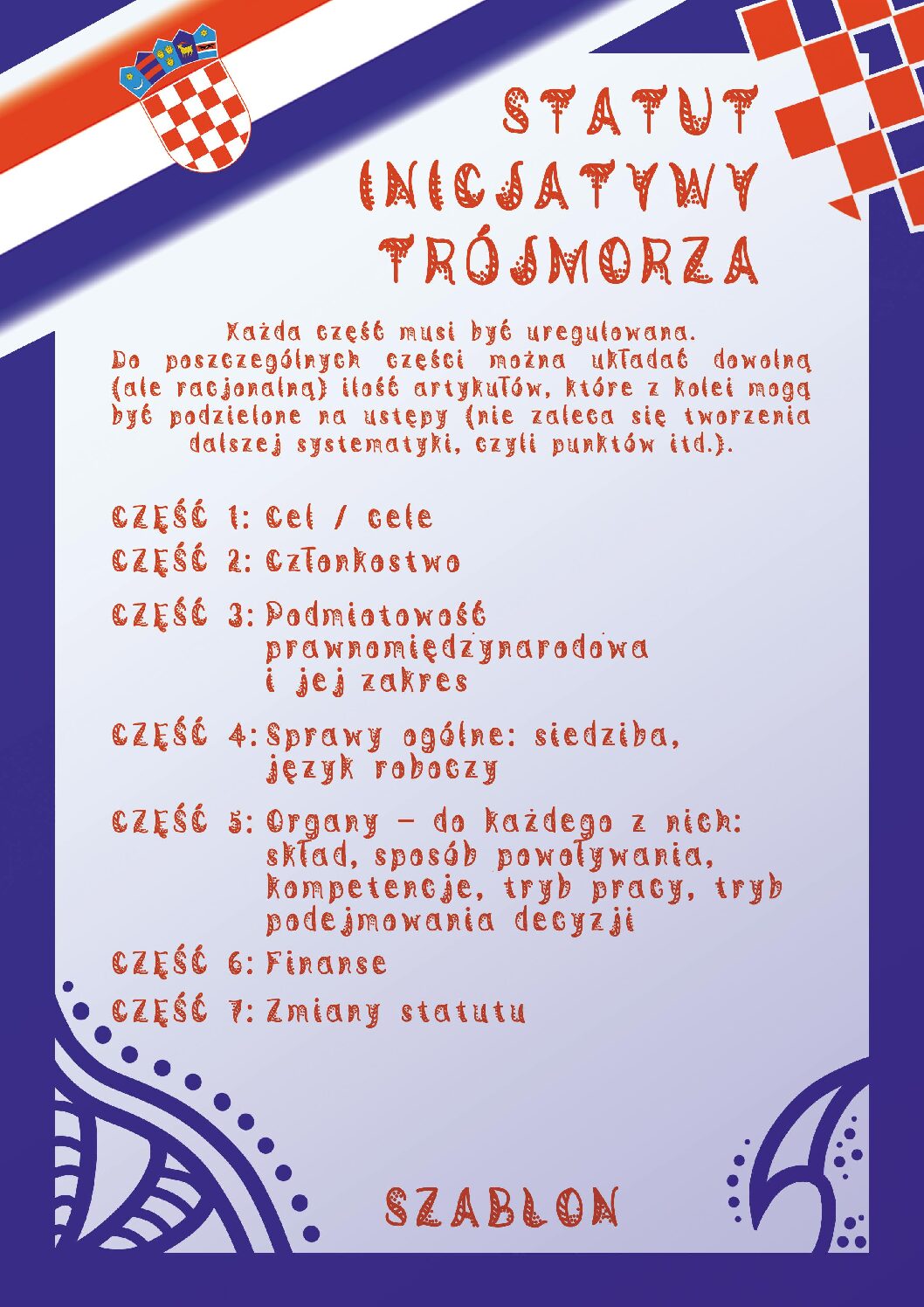 CHORWACJA 3SI statut