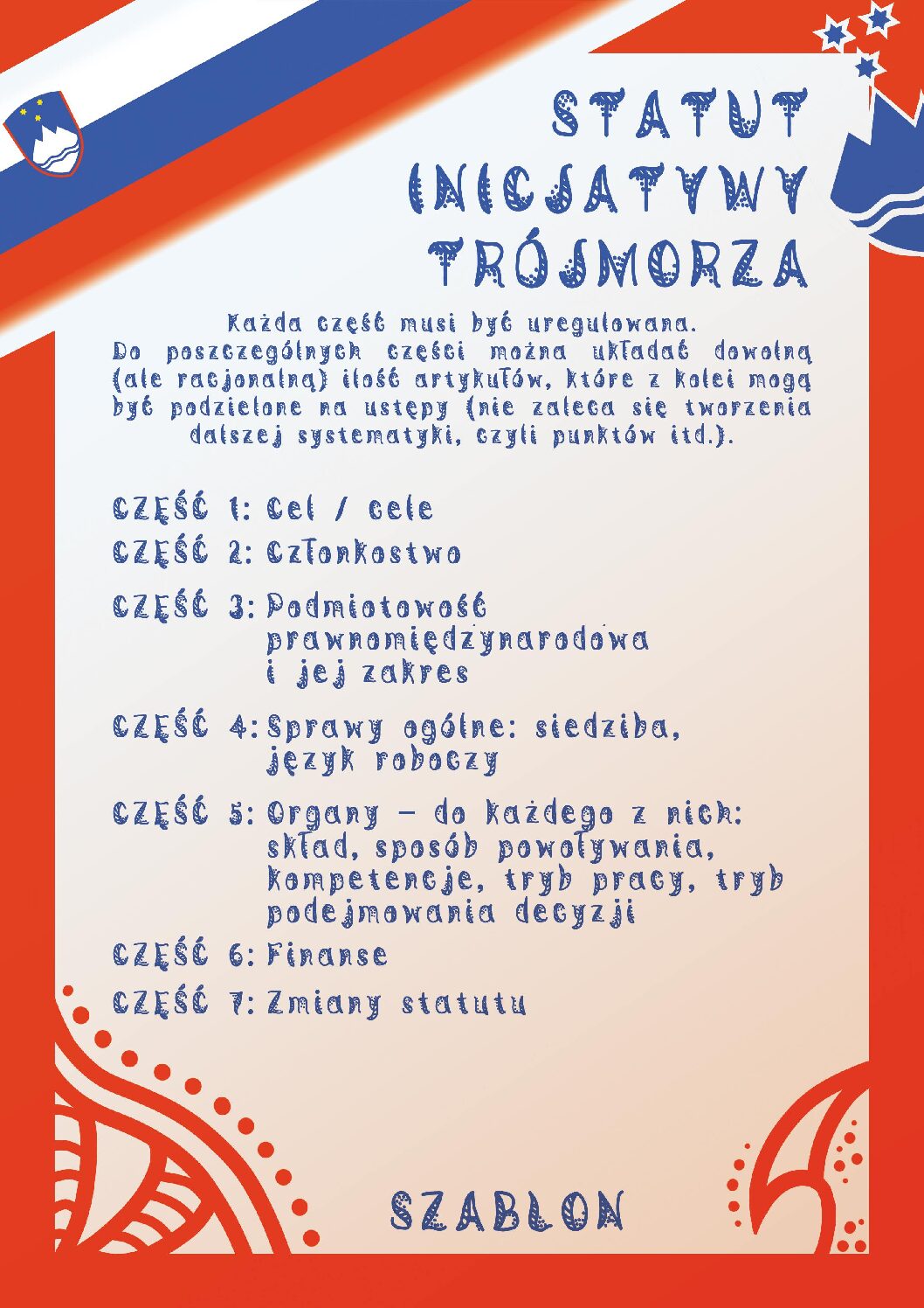 SŁOWENIA 3SI statut